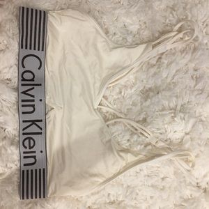 Ivory Calvin Klein Bralette